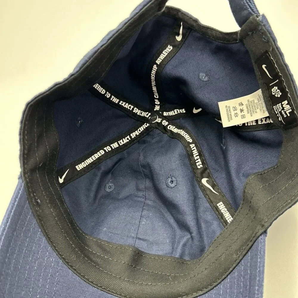 Nike Team USA Olympic Team Adjustable Cap 100% Cotton Navy M/L Club Hat 2023